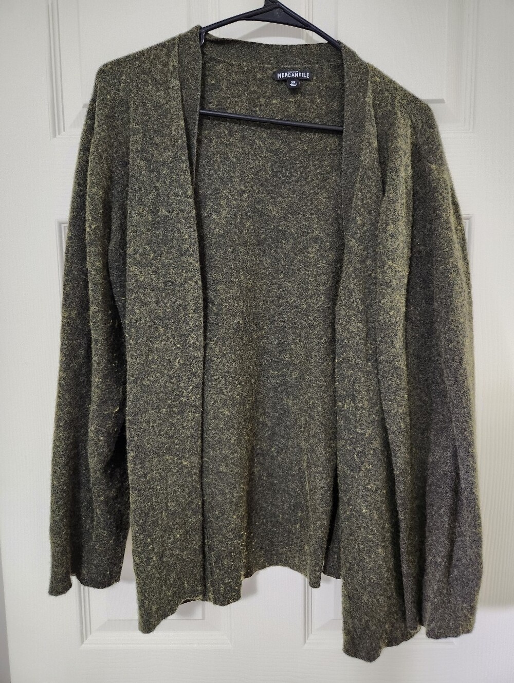 Women's Green Cardigan Sweater